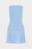 Haddy Pleated Mini Dress sold by French Cuff