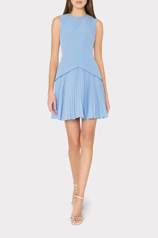 Haddy Pleated Mini Dress sold by French Cuff