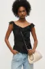 Tate Woven Frame Clutch sold by French Cuff