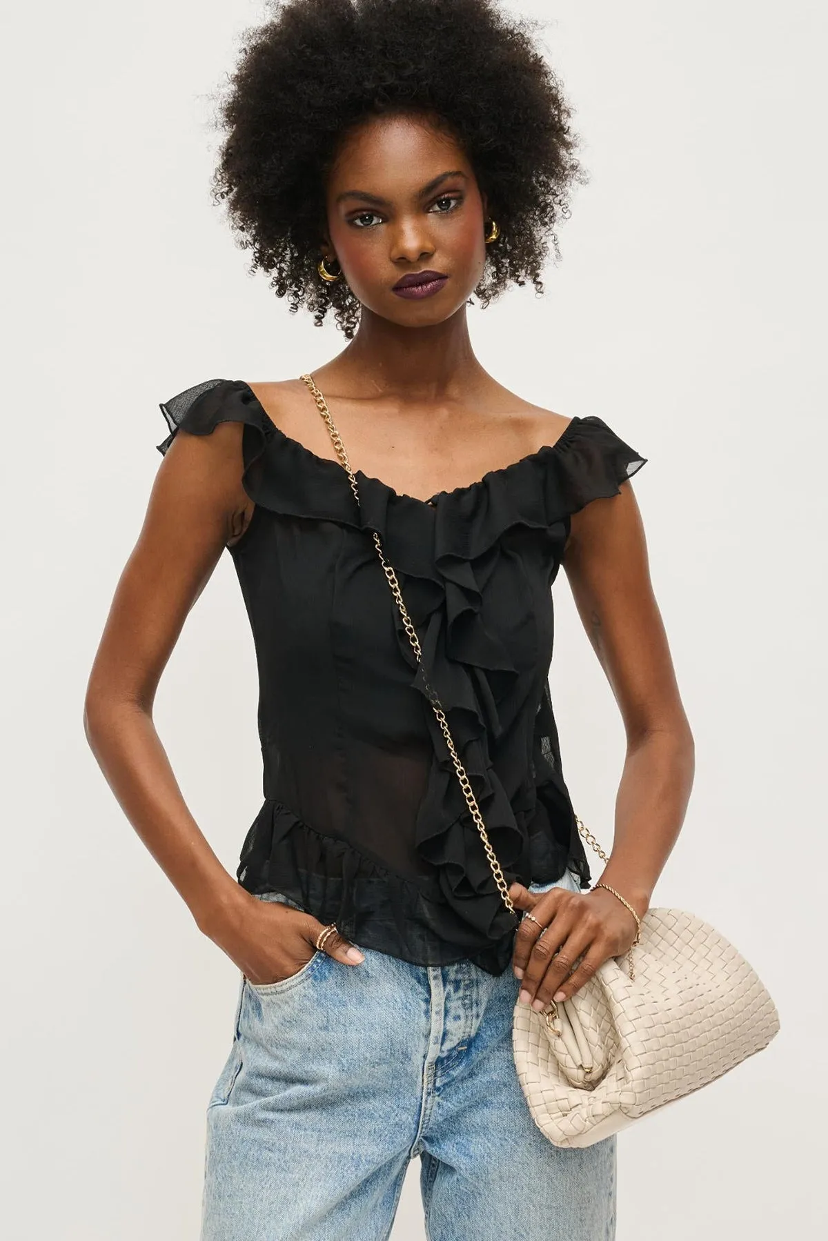 Tate Woven Frame Clutch sold by French Cuff product image thumbnail 2