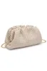 Tate Woven Frame Clutch sold by French Cuff