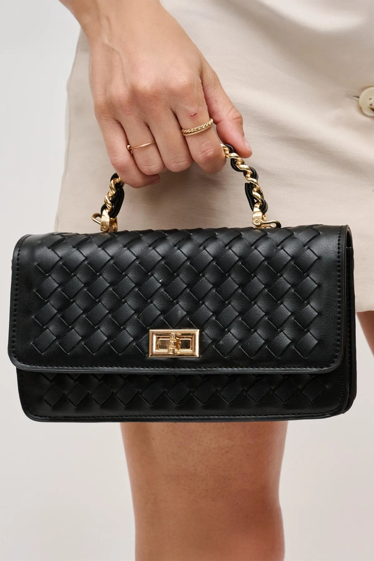 Lulu Woven Crossbody sold by French Cuff