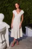 Lilia A Line Midi Dress sold by French Cuff