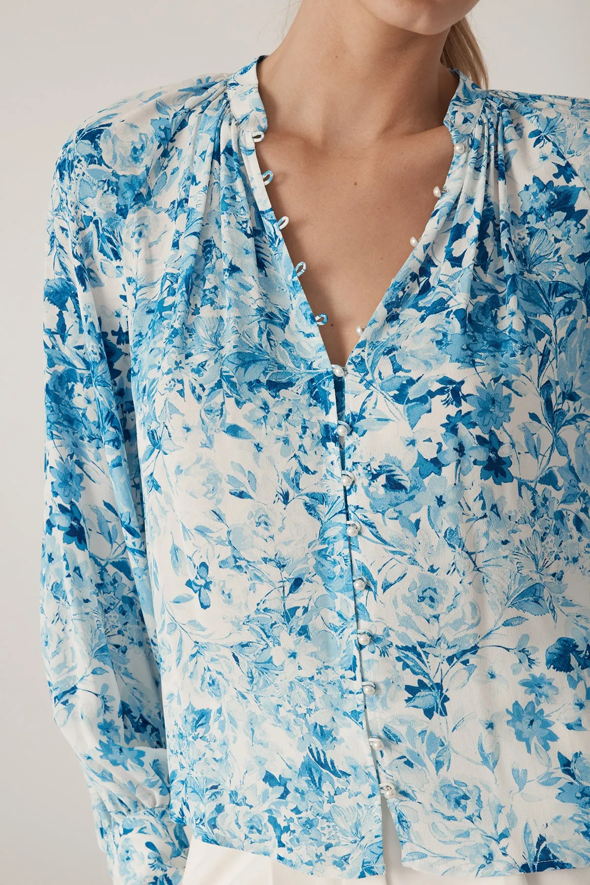 Sophia Floral Blouse sold by French Cuff product image thumbnail 2