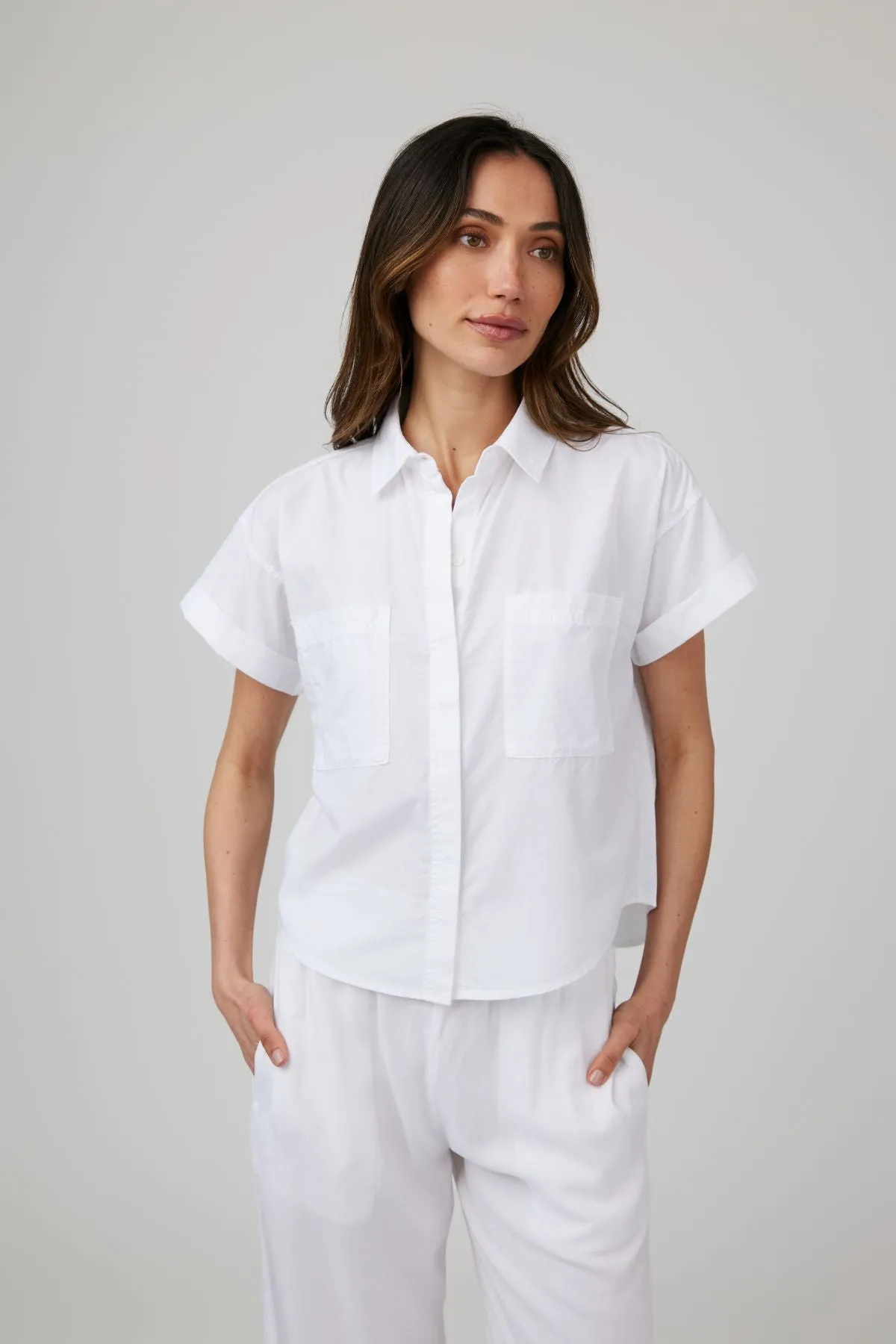 Two Pocket Short Sleeve Shirt sold by French Cuff