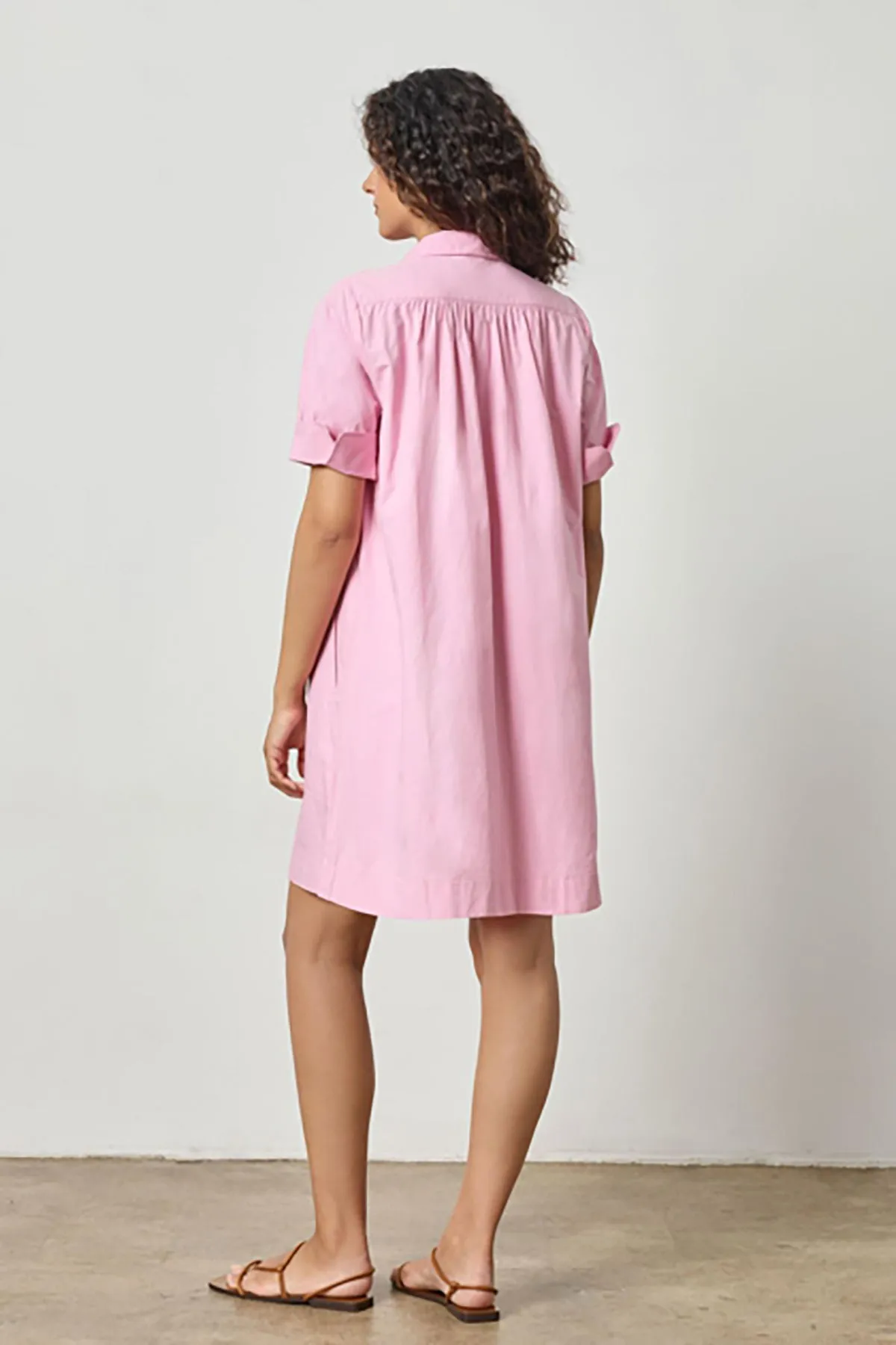 Shirred Sleeve Shirt Dress sold by French Cuff product image thumbnail 2