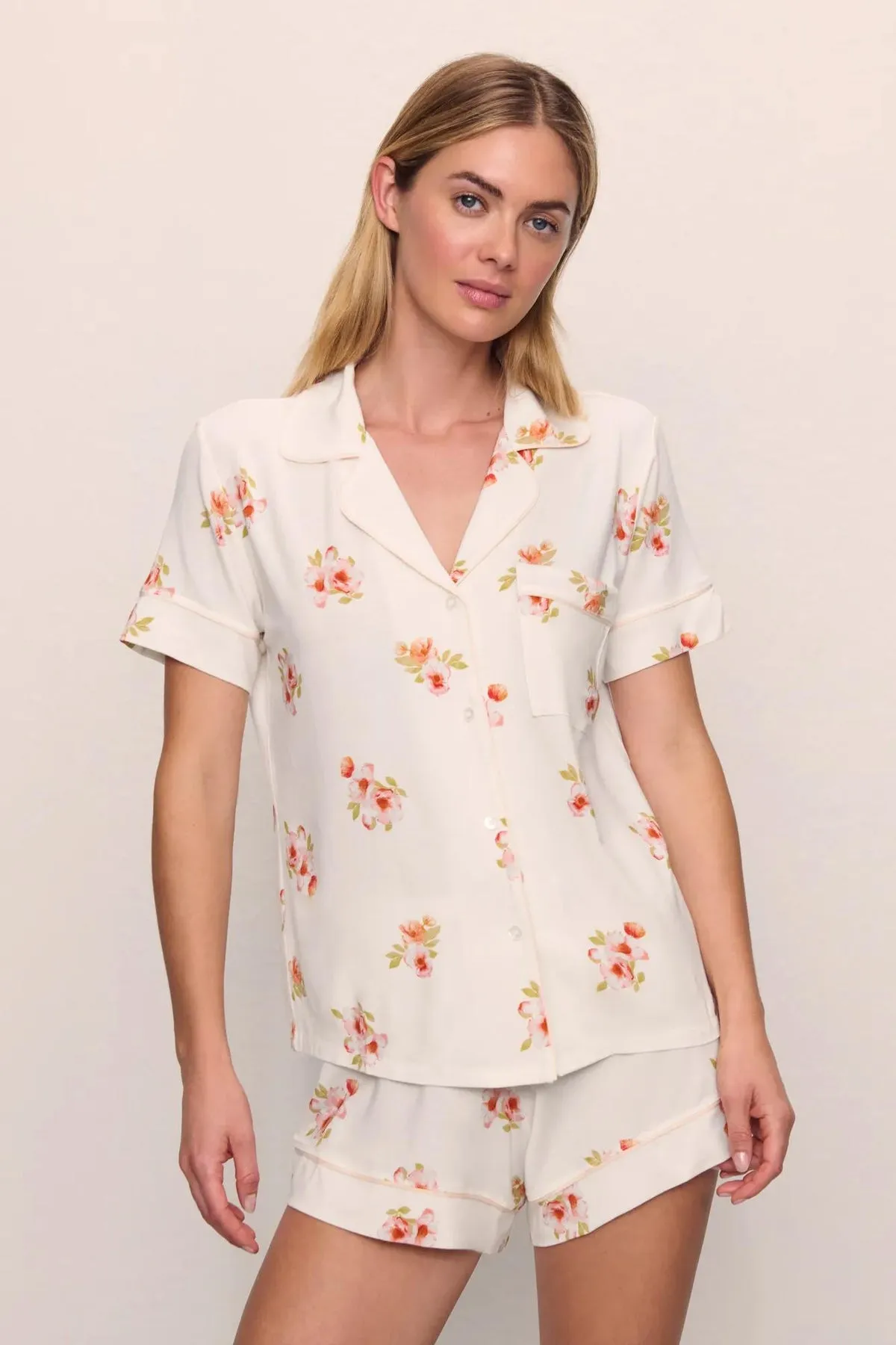 Gisele Printed Relaxed Short PJ Set sold by French Cuff