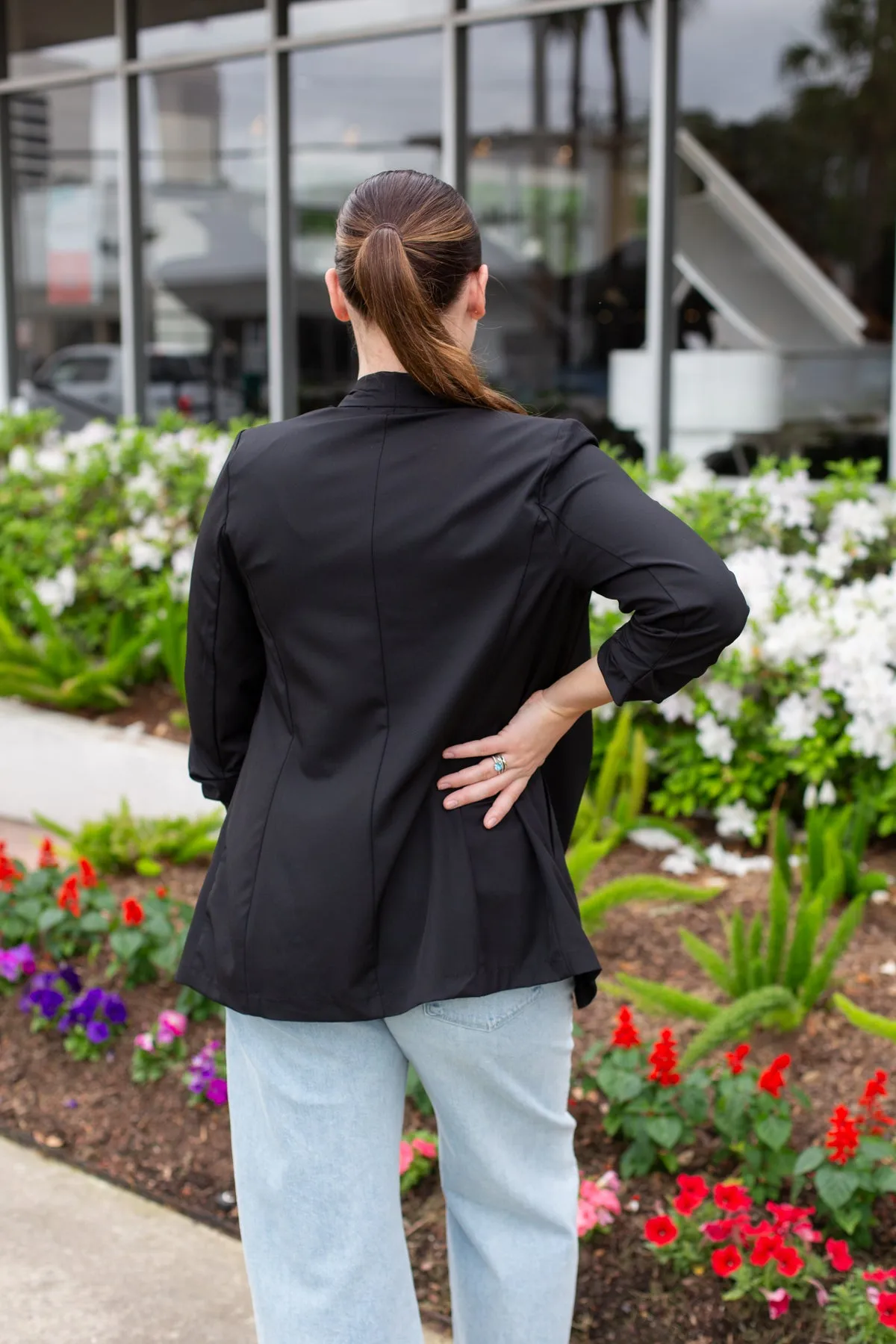 Ruched Sleeve Blazer sold by French Cuff product image thumbnail 3
