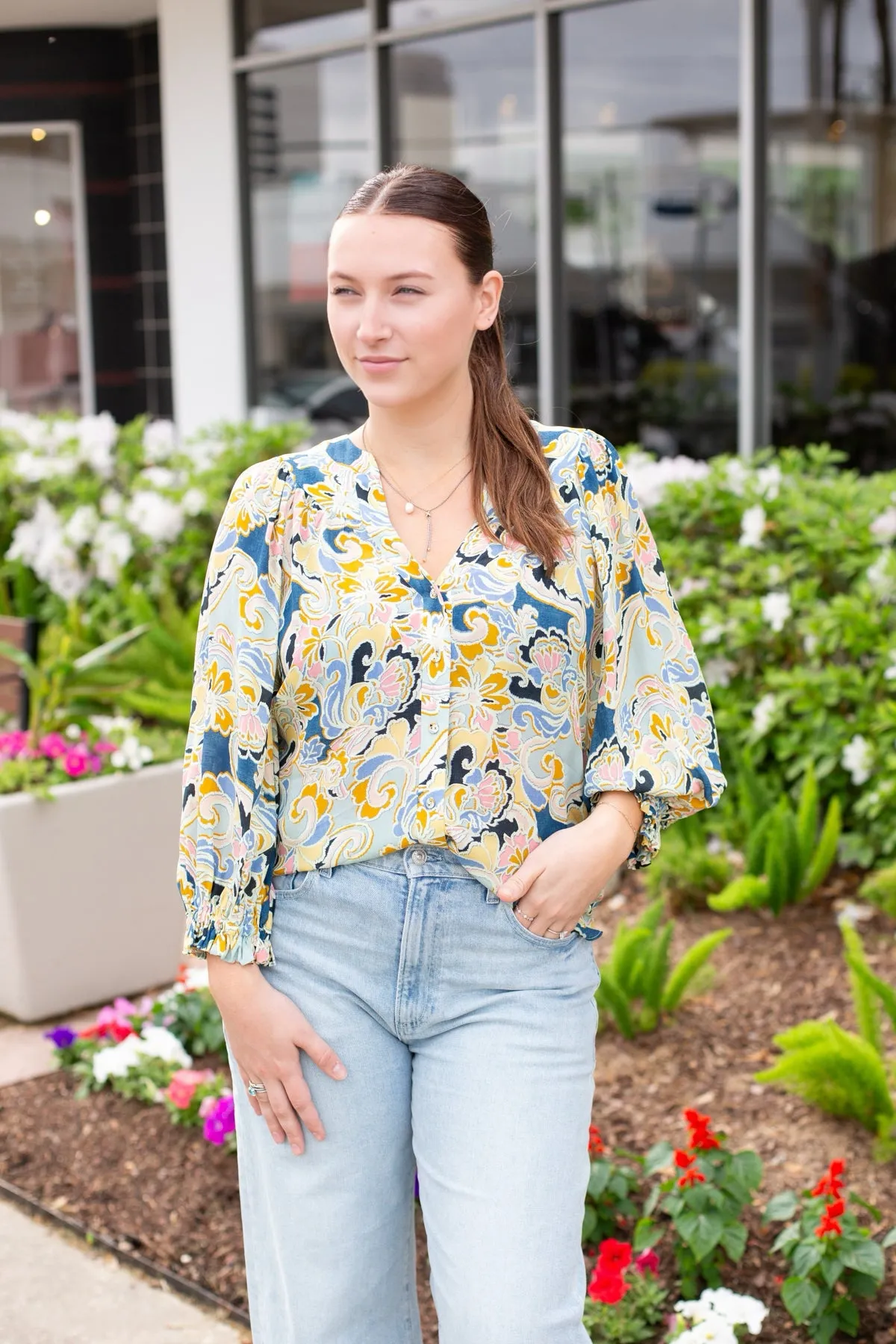 Kayla Blouse sold by French Cuff