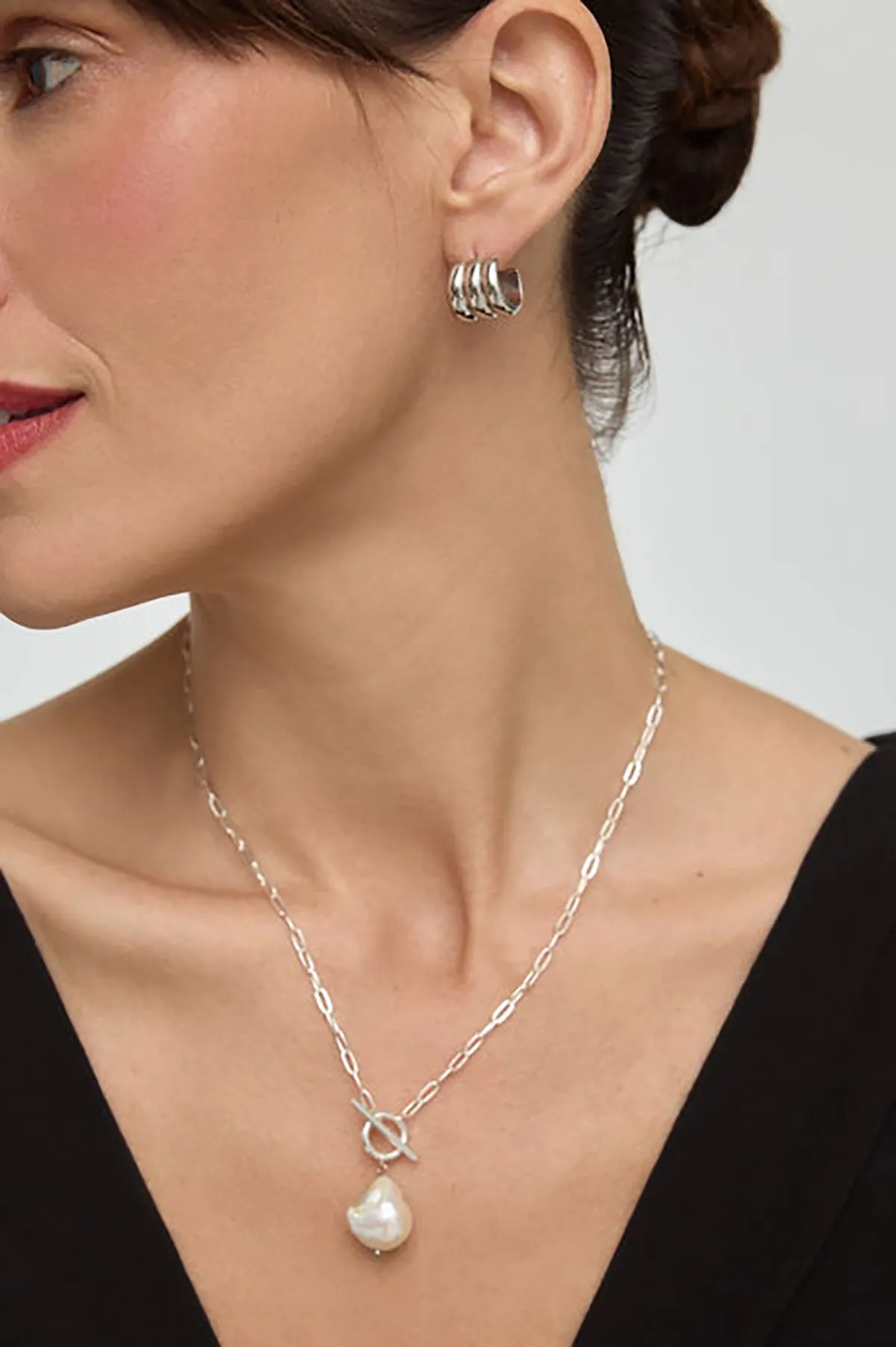 Guggenheim Hoop Earrings sold by French Cuff product image thumbnail 3