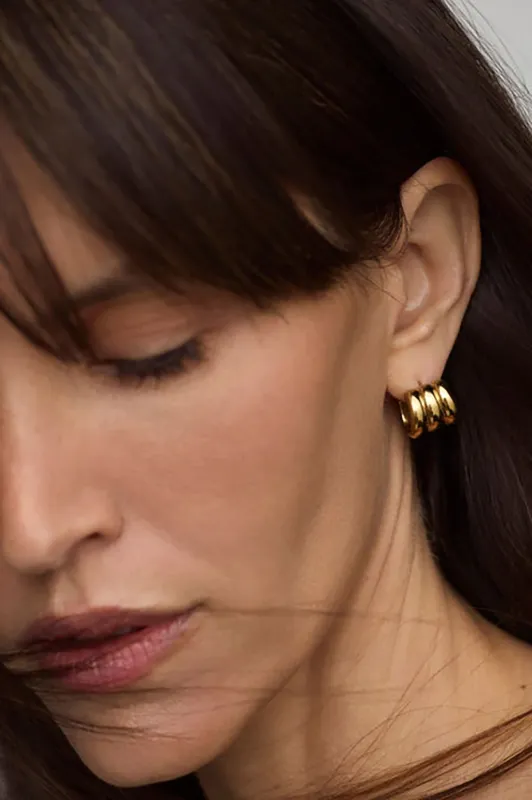 Guggenheim Hoop Earrings sold by French Cuff