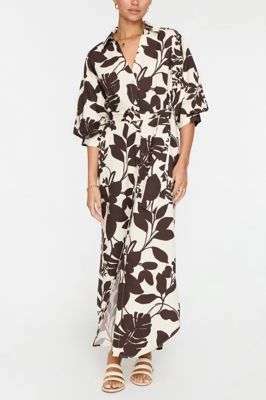Kate Printed Maxi Dress sold by French Cuff