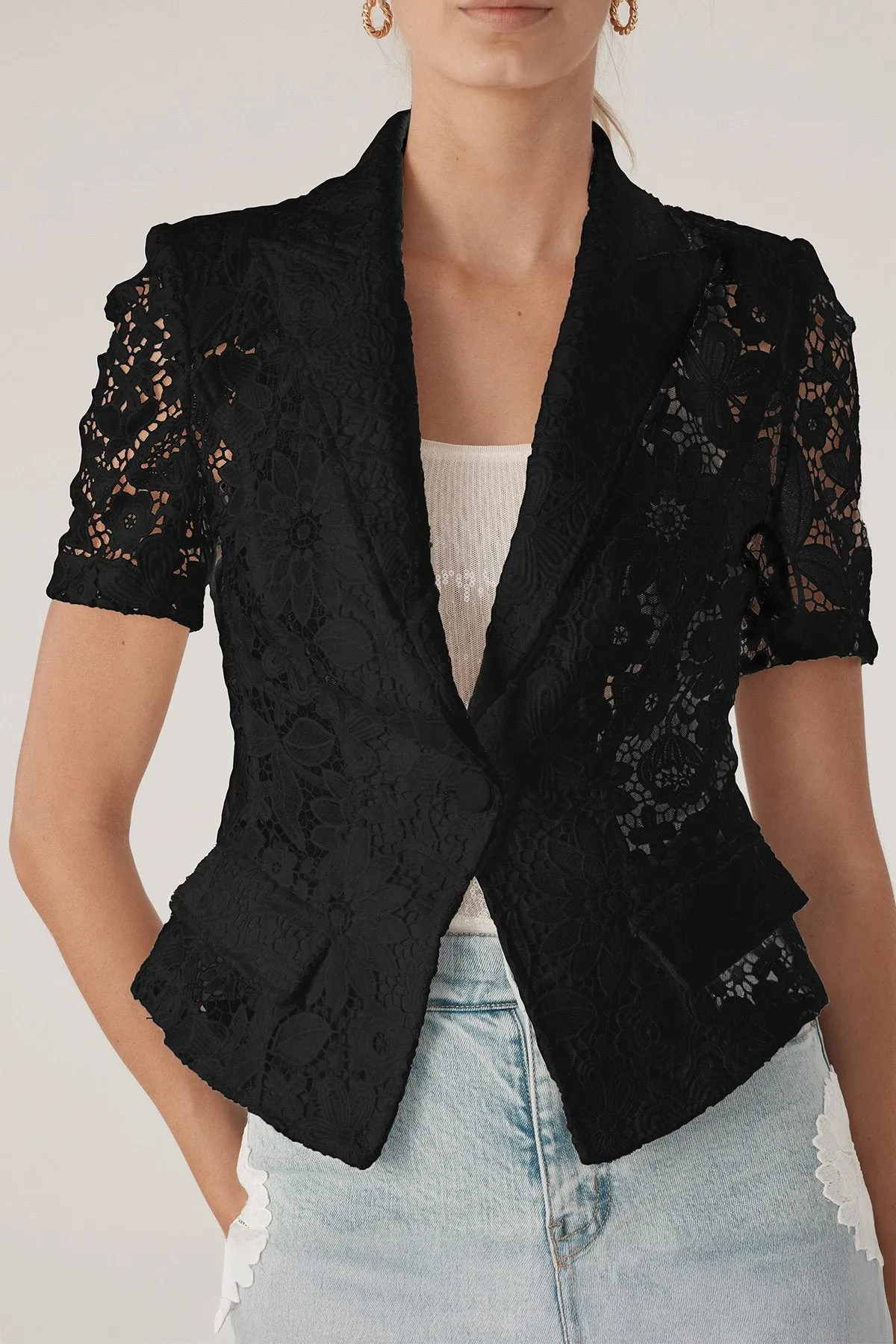 Melbourne Lace Blazer sold by French Cuff