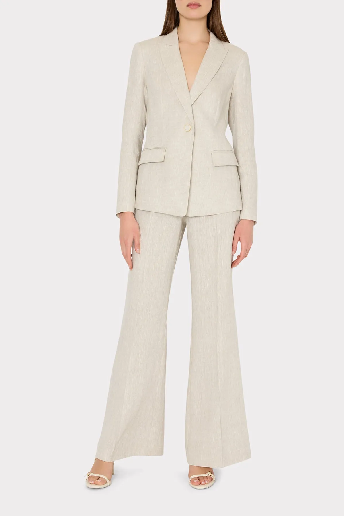 Alexa Linen Blazer sold by French Cuff product image thumbnail 2