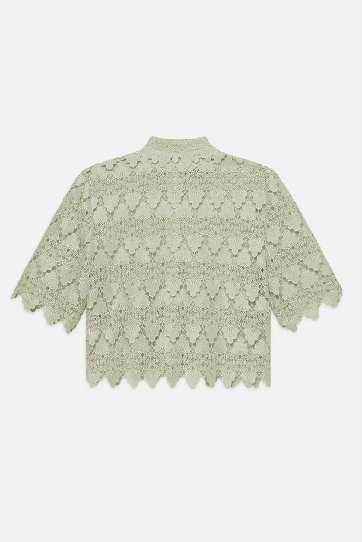 The Lace Button Up Shirt sold by French Cuff product image thumbnail 3