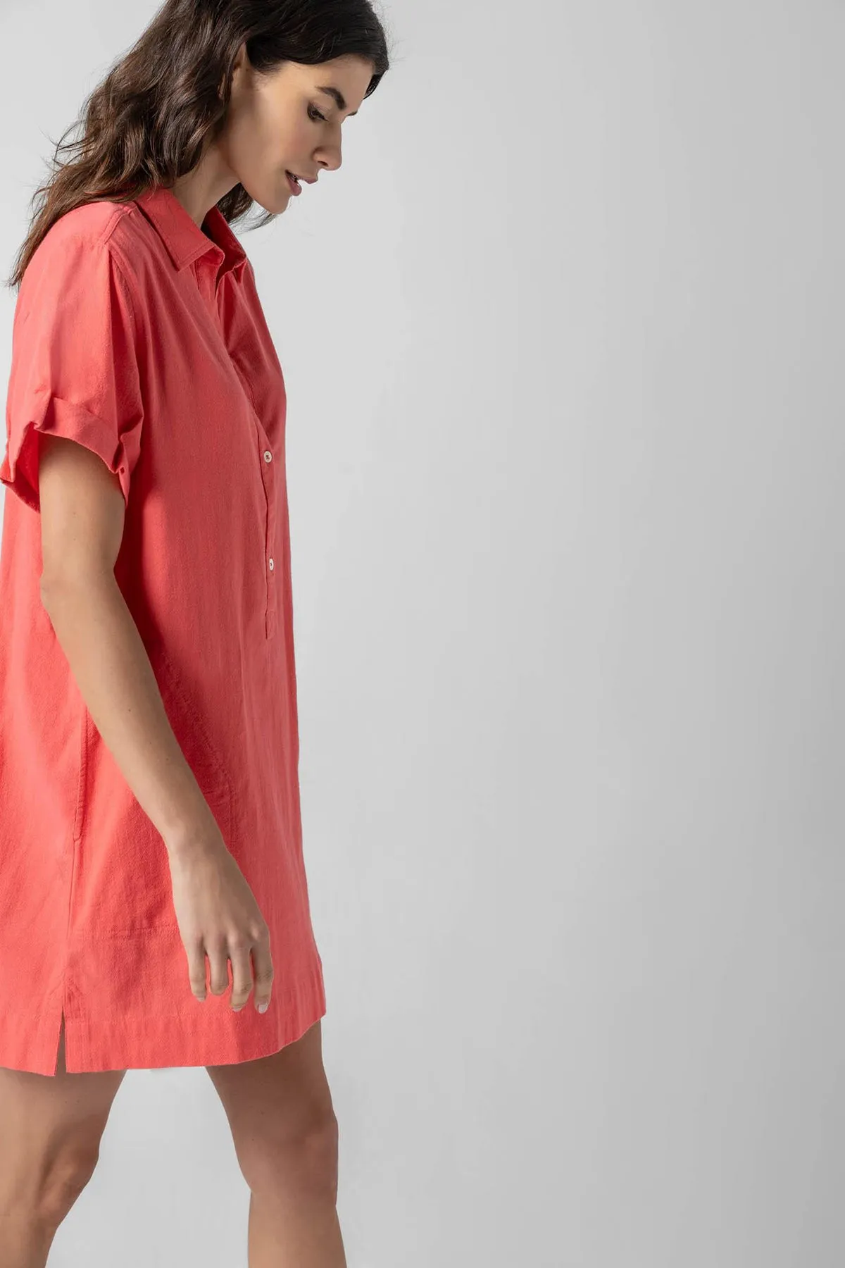 Half Placket Shirt Dress sold by French Cuff product image thumbnail 2