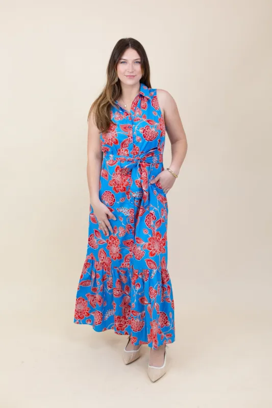 Collared Maxi Dress sold by French Cuff