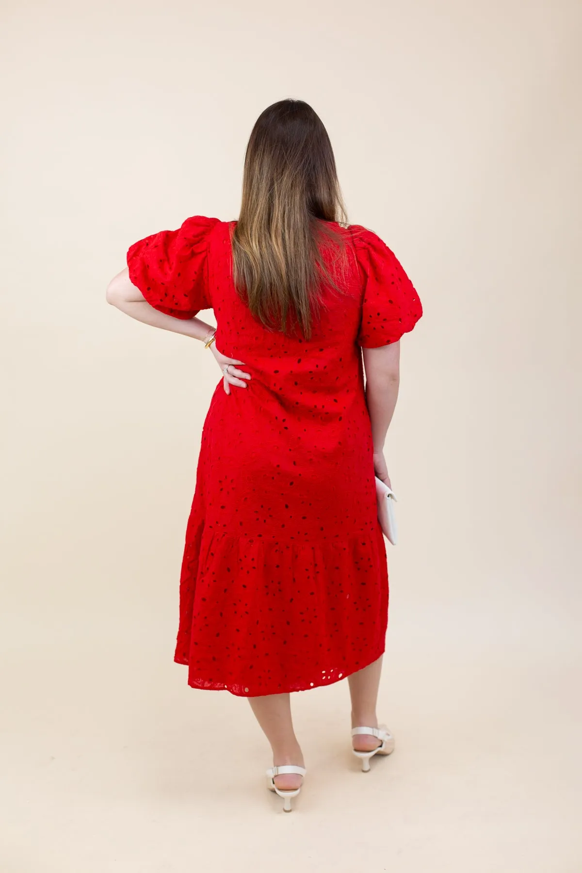 Eyelet Midi Dress sold by French Cuff product image thumbnail 3
