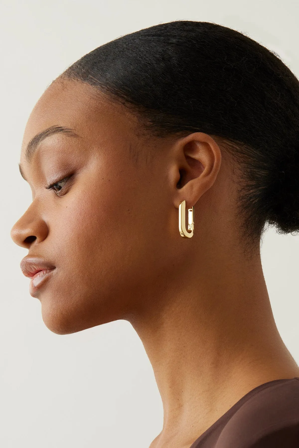 U-Link Earrings sold by French Cuff product image thumbnail 2