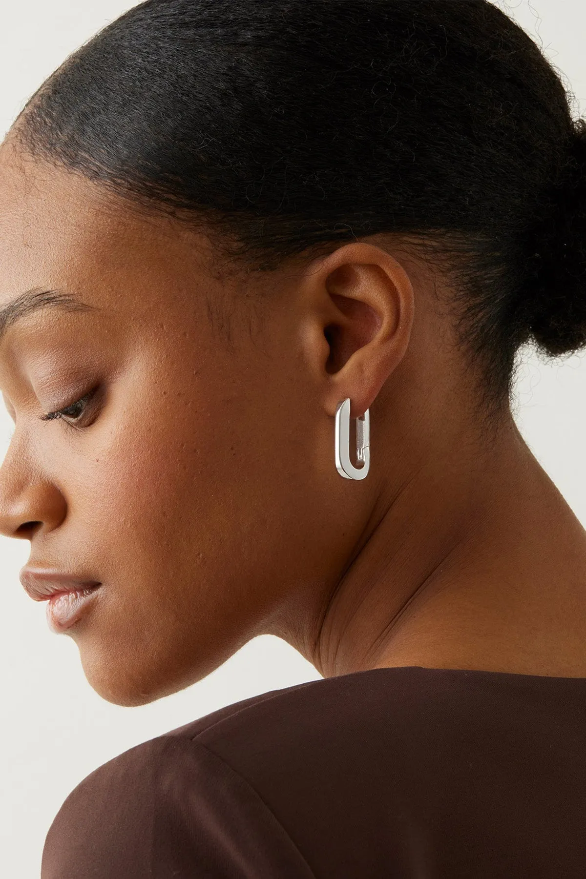 U-Link Earrings sold by French Cuff product image thumbnail 2