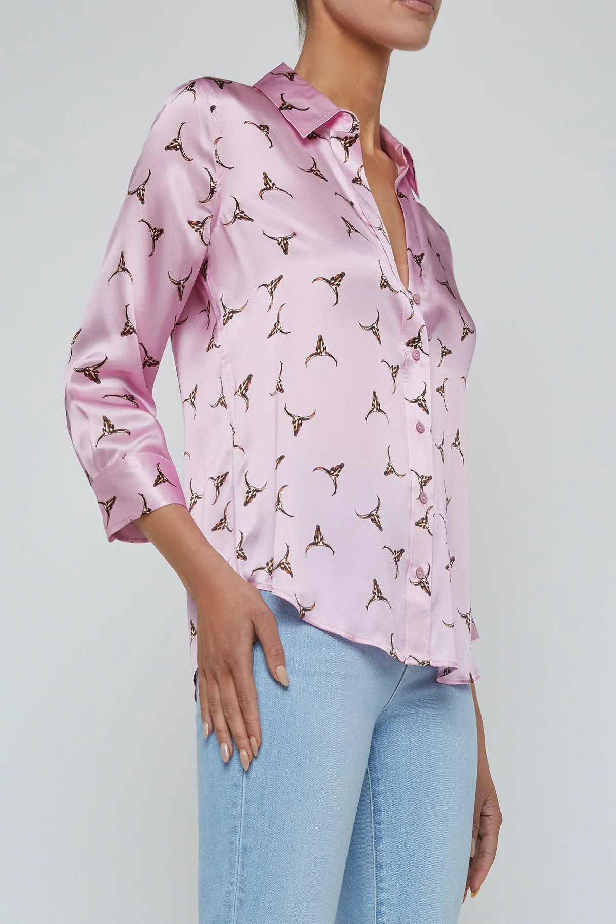 Dani 3/4 Sleeve Blouse sold by French Cuff product image thumbnail 3