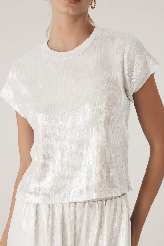 Kai Sequin Top sold by French Cuff