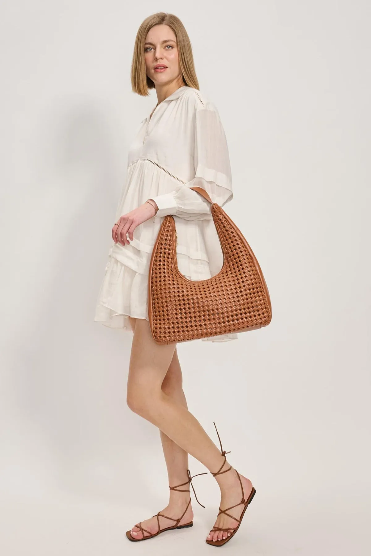 Renne Knot Woven Hobo sold by French Cuff product image thumbnail 2