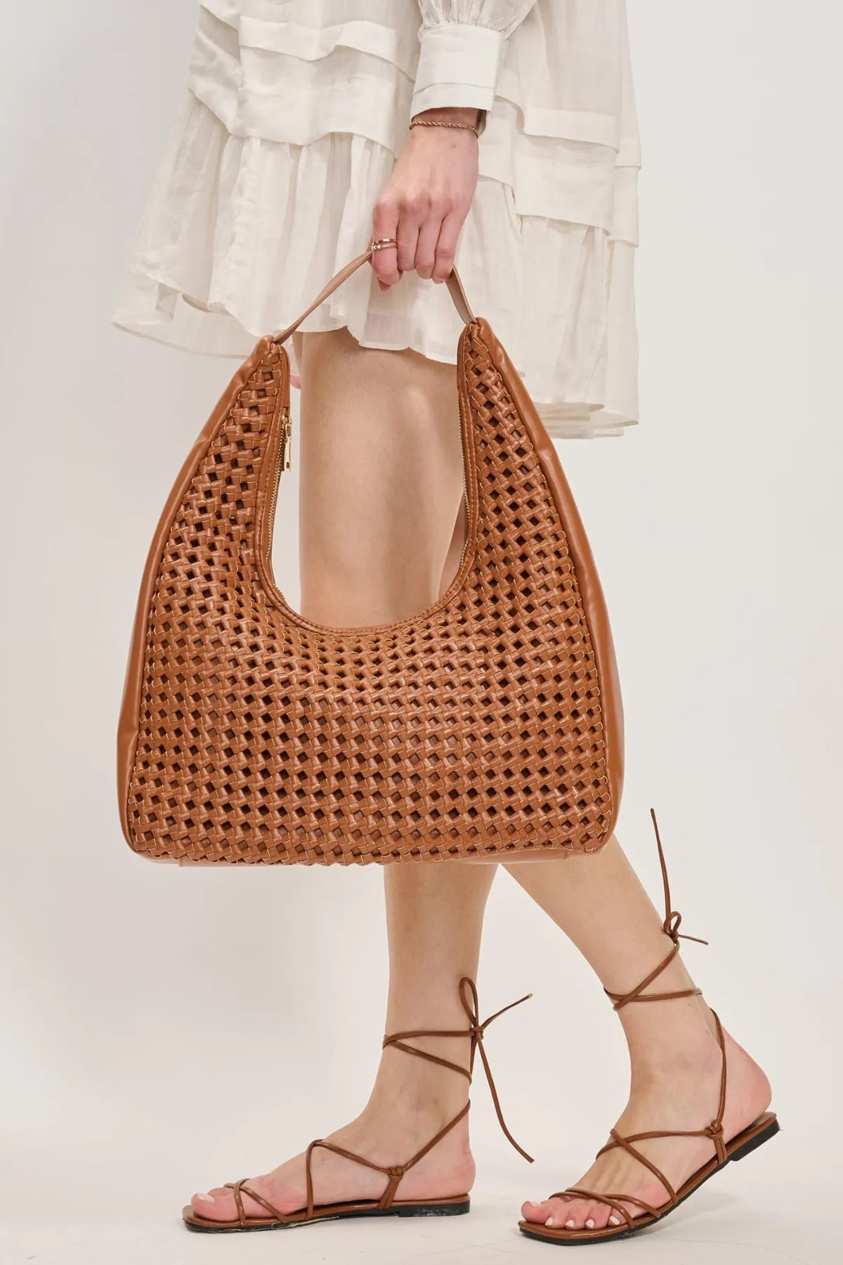 Renne Knot Woven Hobo sold by French Cuff product image thumbnail 4