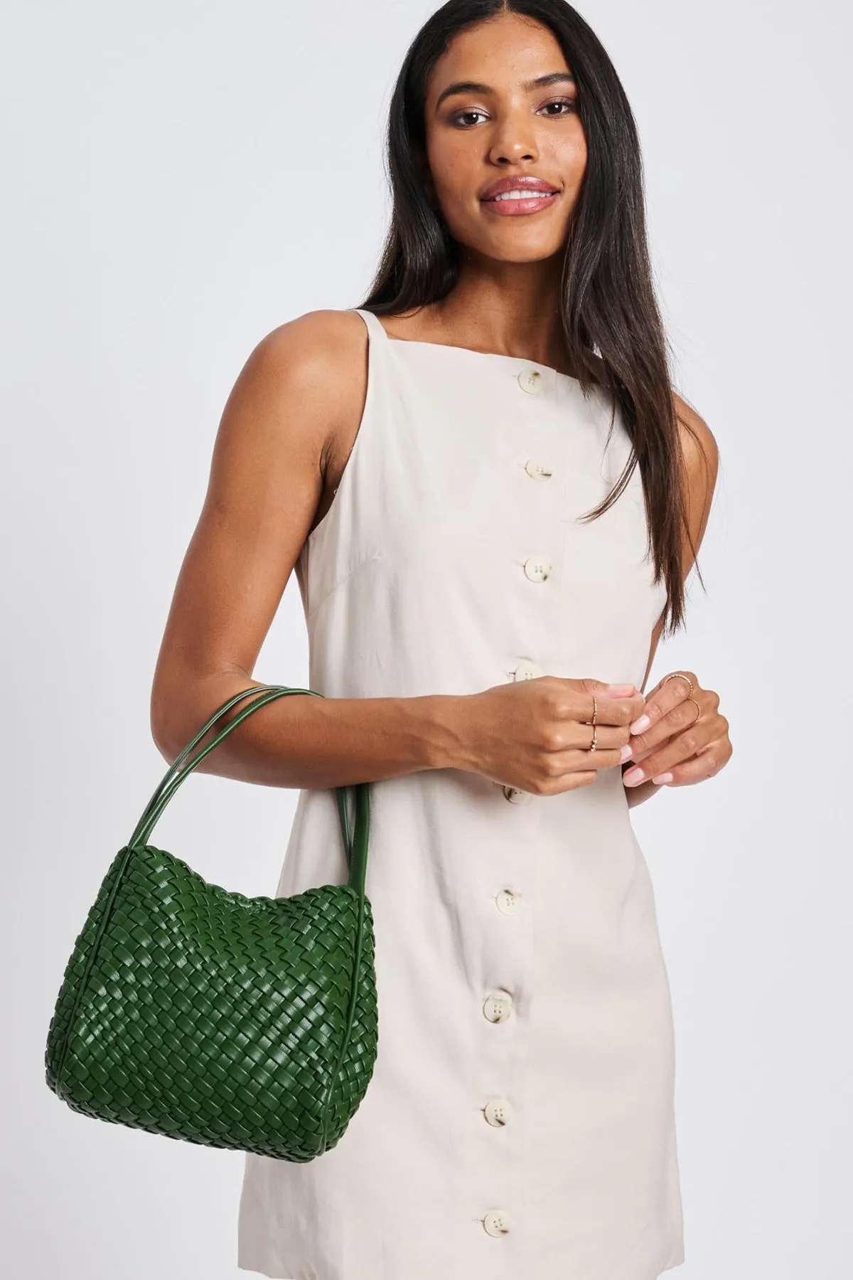 Roxy Woven Double Handle Woven Crossbody sold by French Cuff product image thumbnail 2