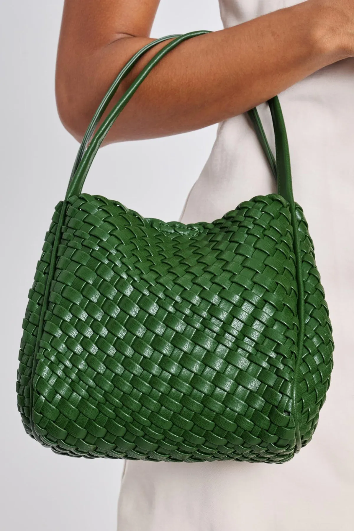 Roxy Woven Double Handle Woven Crossbody sold by French Cuff product image thumbnail 4