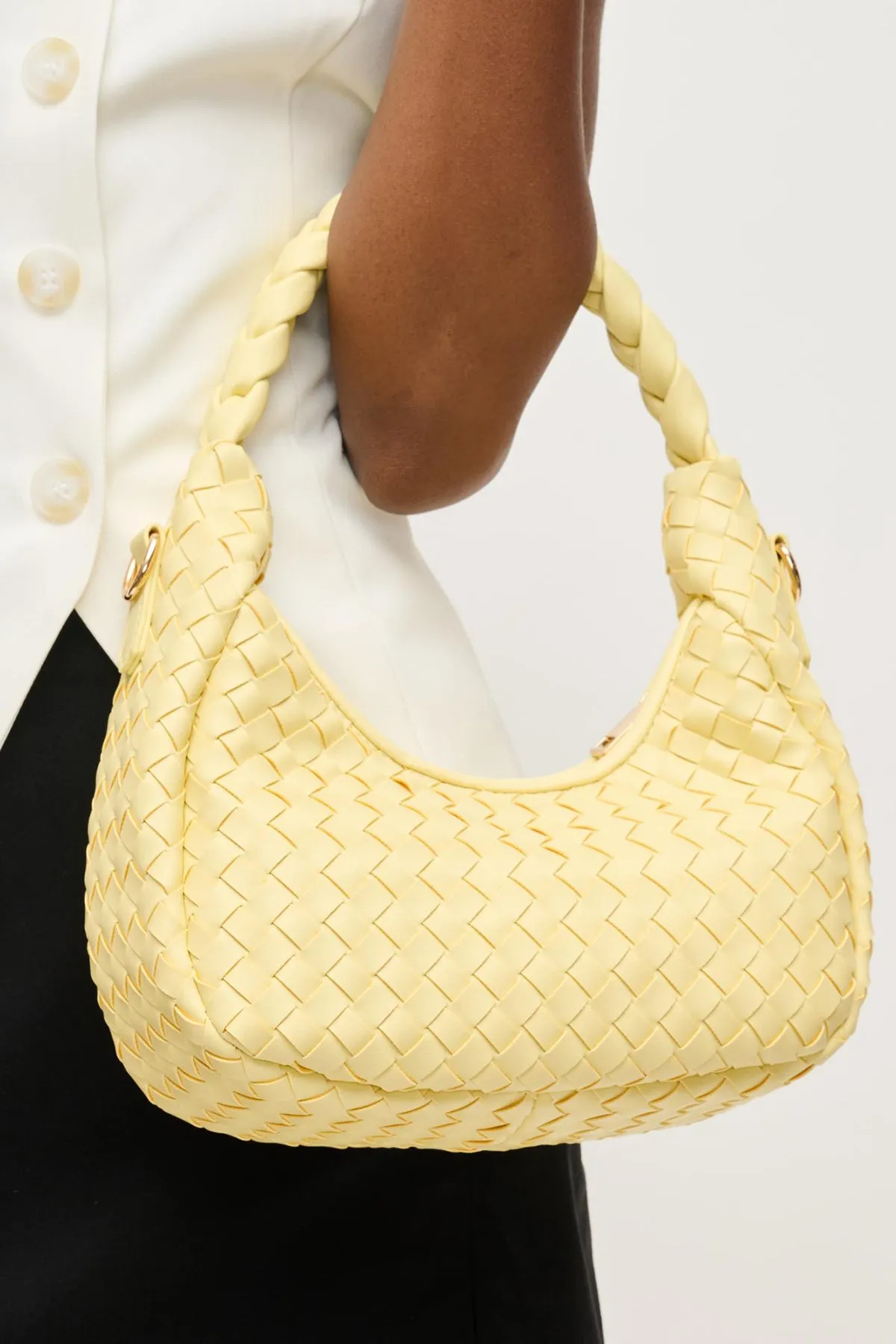 Laken Woven Shoulder Bag Crossbody sold by French Cuff