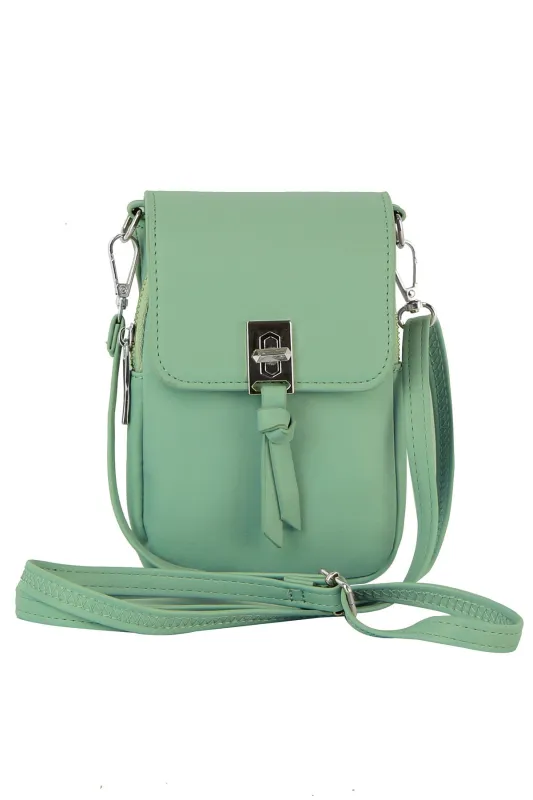 Metal Closure Phone Crossbody sold by French Cuff