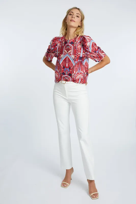Robine Ruby Tropics Top sold by French Cuff