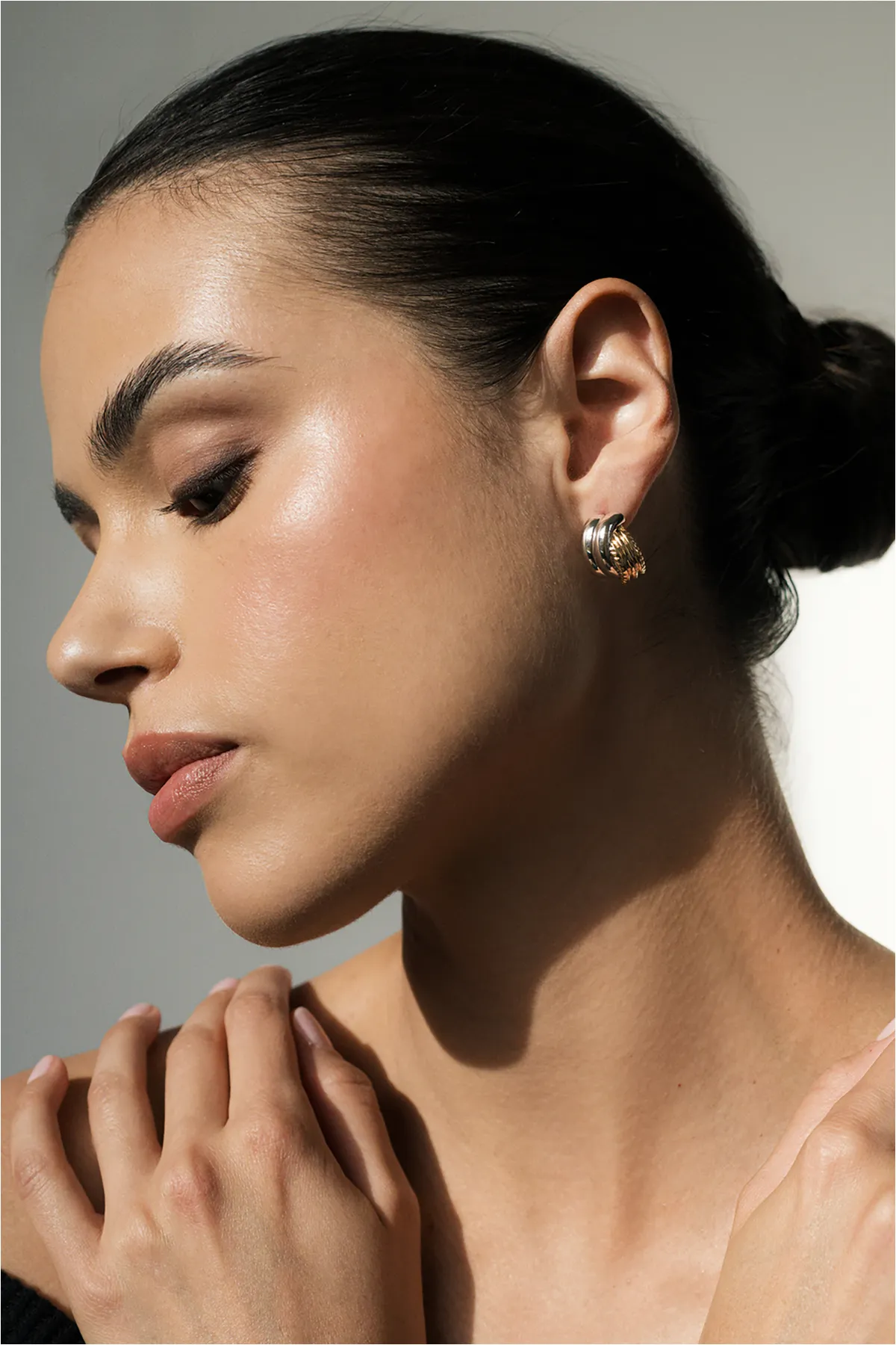 Perry Knot Studs sold by French Cuff product image thumbnail 3