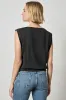 Elastic Hem Boatneck Top sold by French Cuff