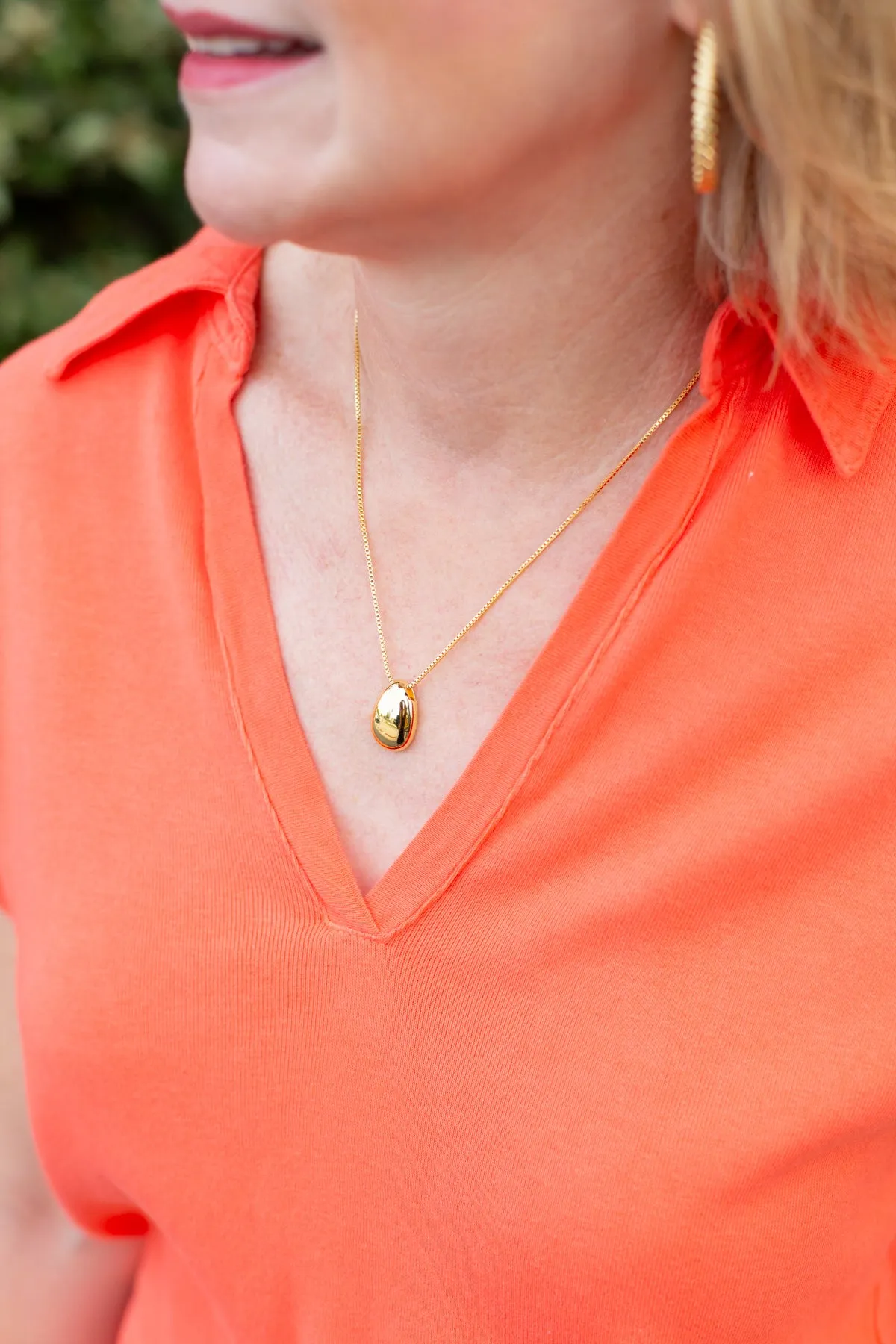 The Metal Bean Necklace sold by French Cuff