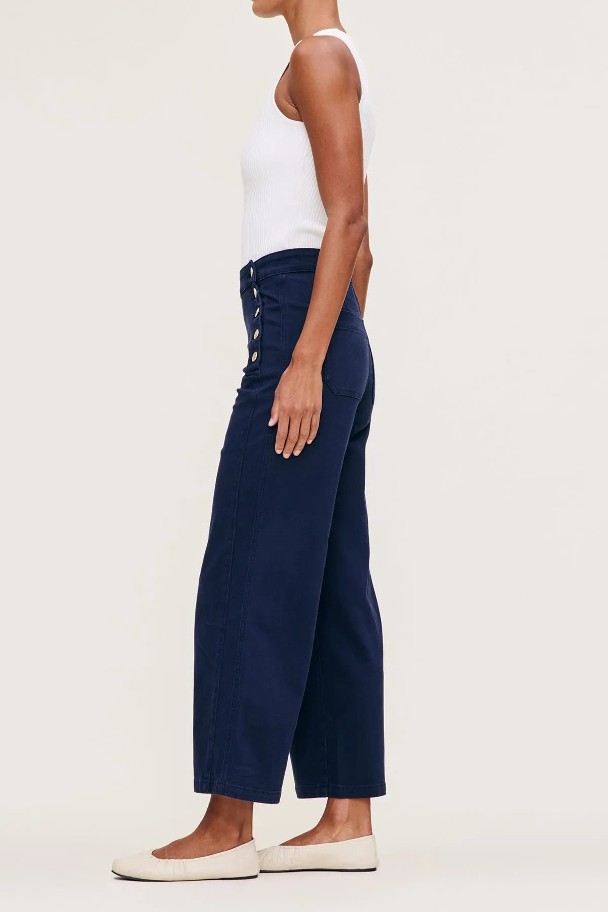 Hepburn Wide Leg, High Rise Ankle sold by French Cuff product image thumbnail 4