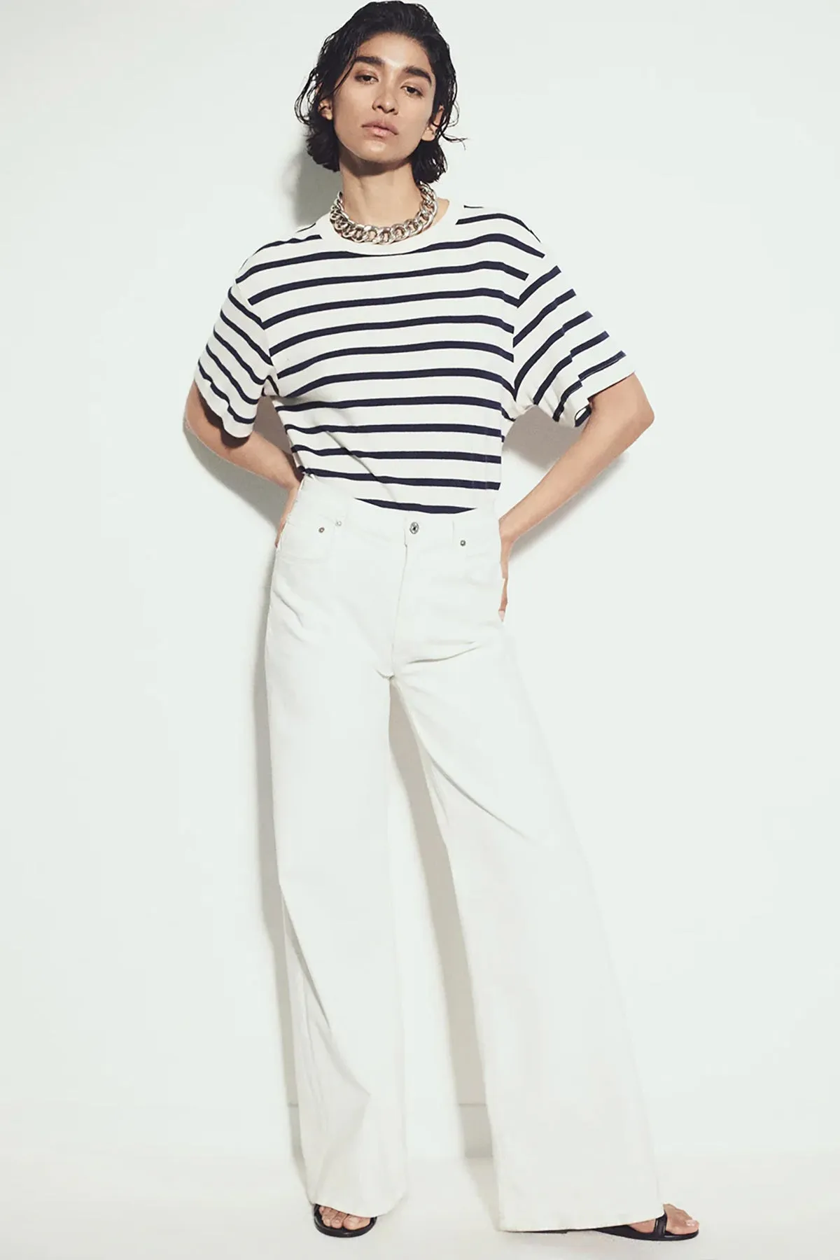 Lyra Long Wide Leg sold by French Cuff