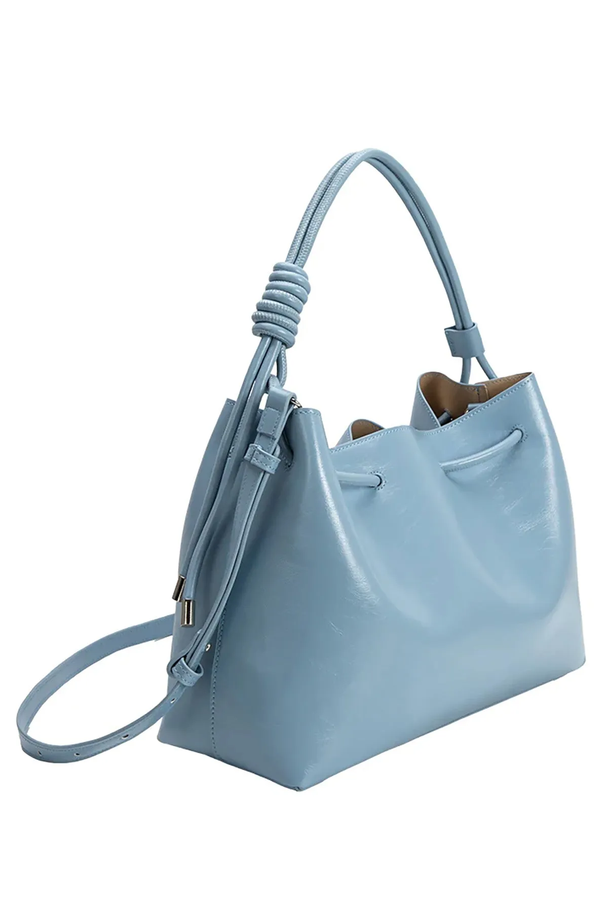 Margot Blue Recycled Vegan Crossbody Bag sold by French Cuff product image thumbnail 3