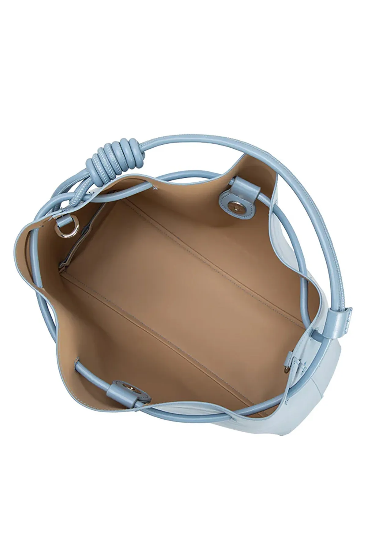 Margot Blue Recycled Vegan Crossbody Bag sold by French Cuff product image thumbnail 5