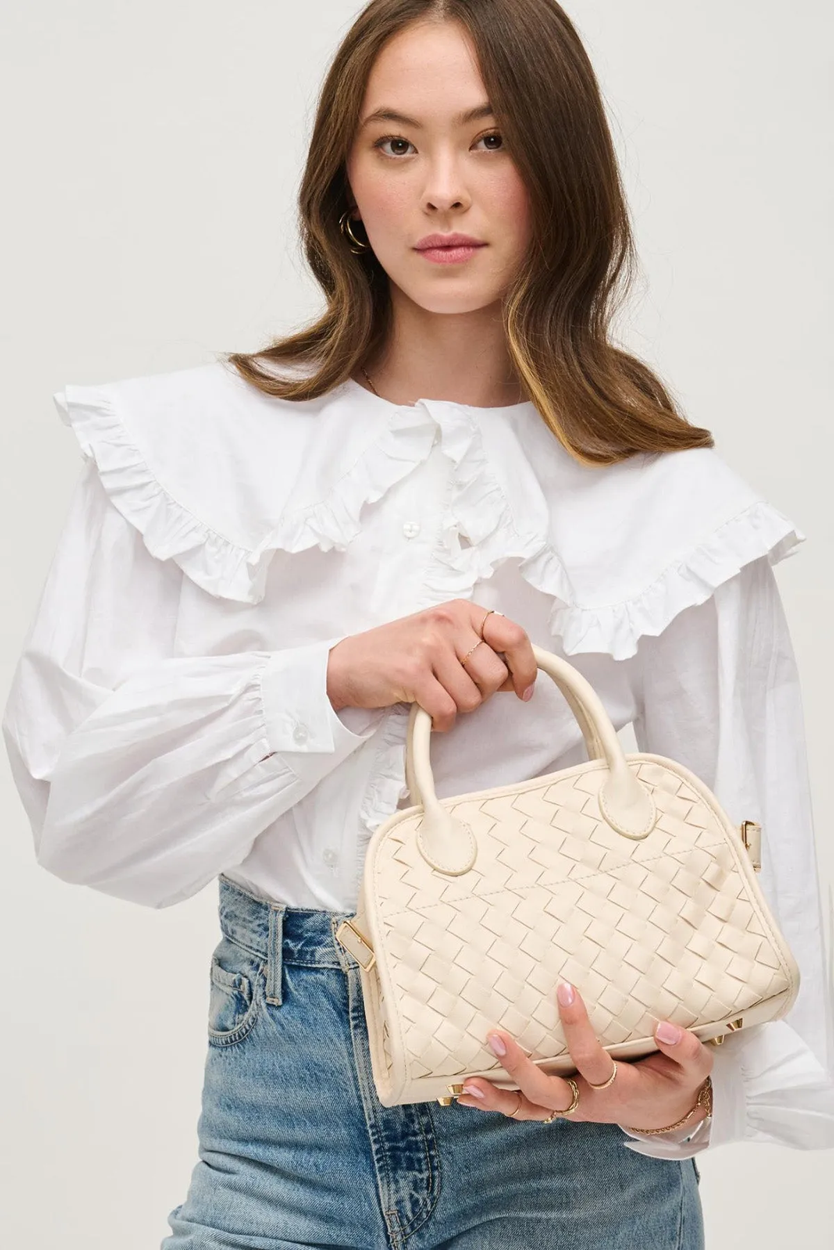 Kristie Woven Crossbody sold by French Cuff