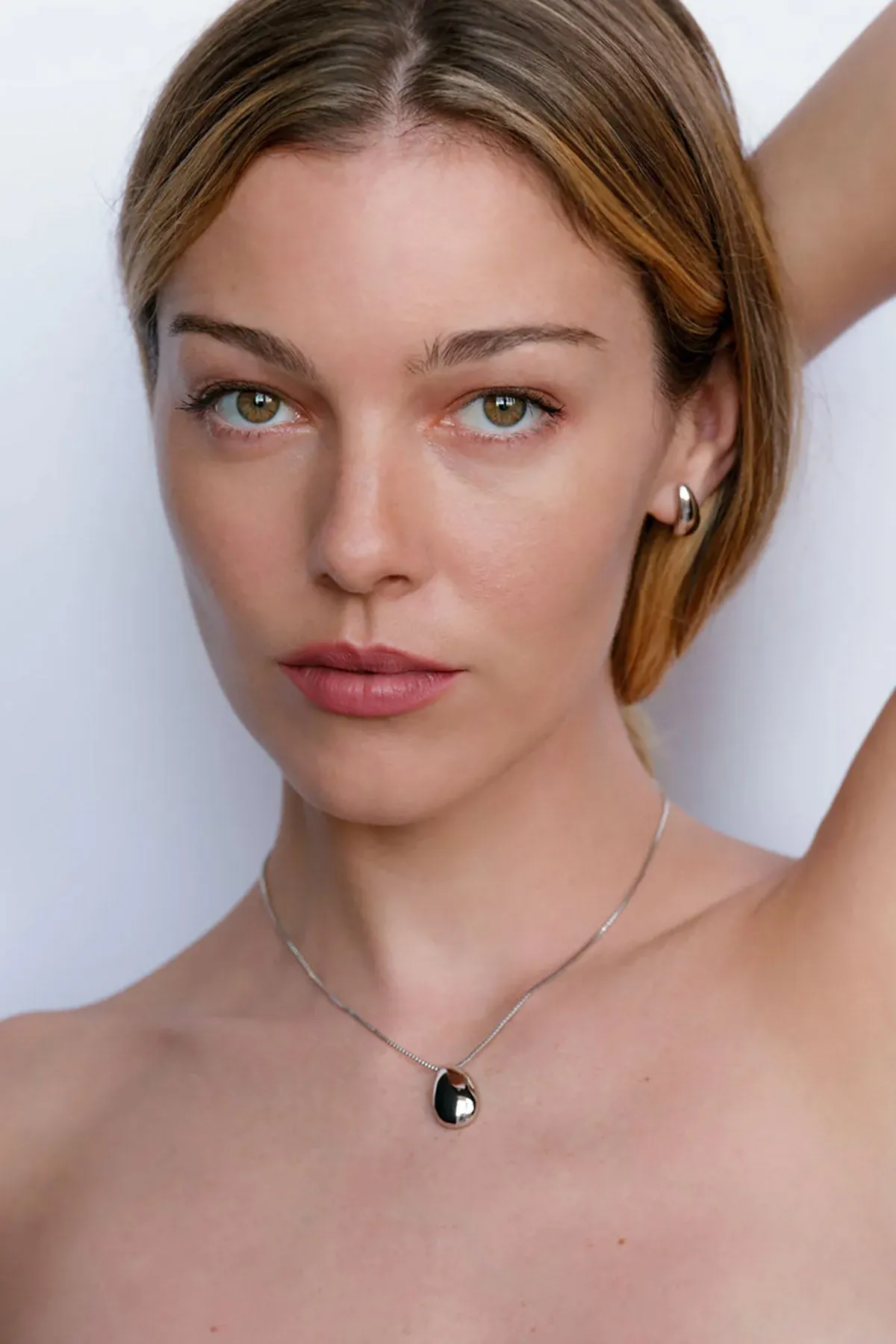 The Metal Bean Necklace sold by French Cuff product image thumbnail 3