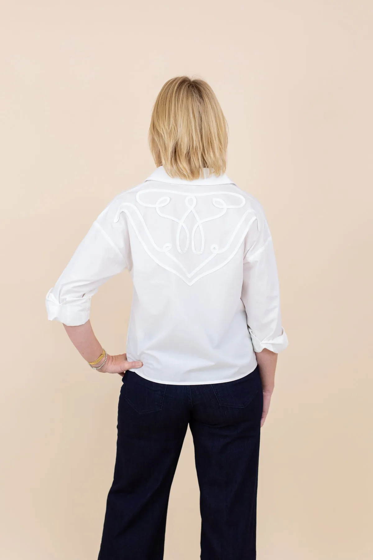 Button Down Shirt With Back Details sold by French Cuff product image thumbnail 2