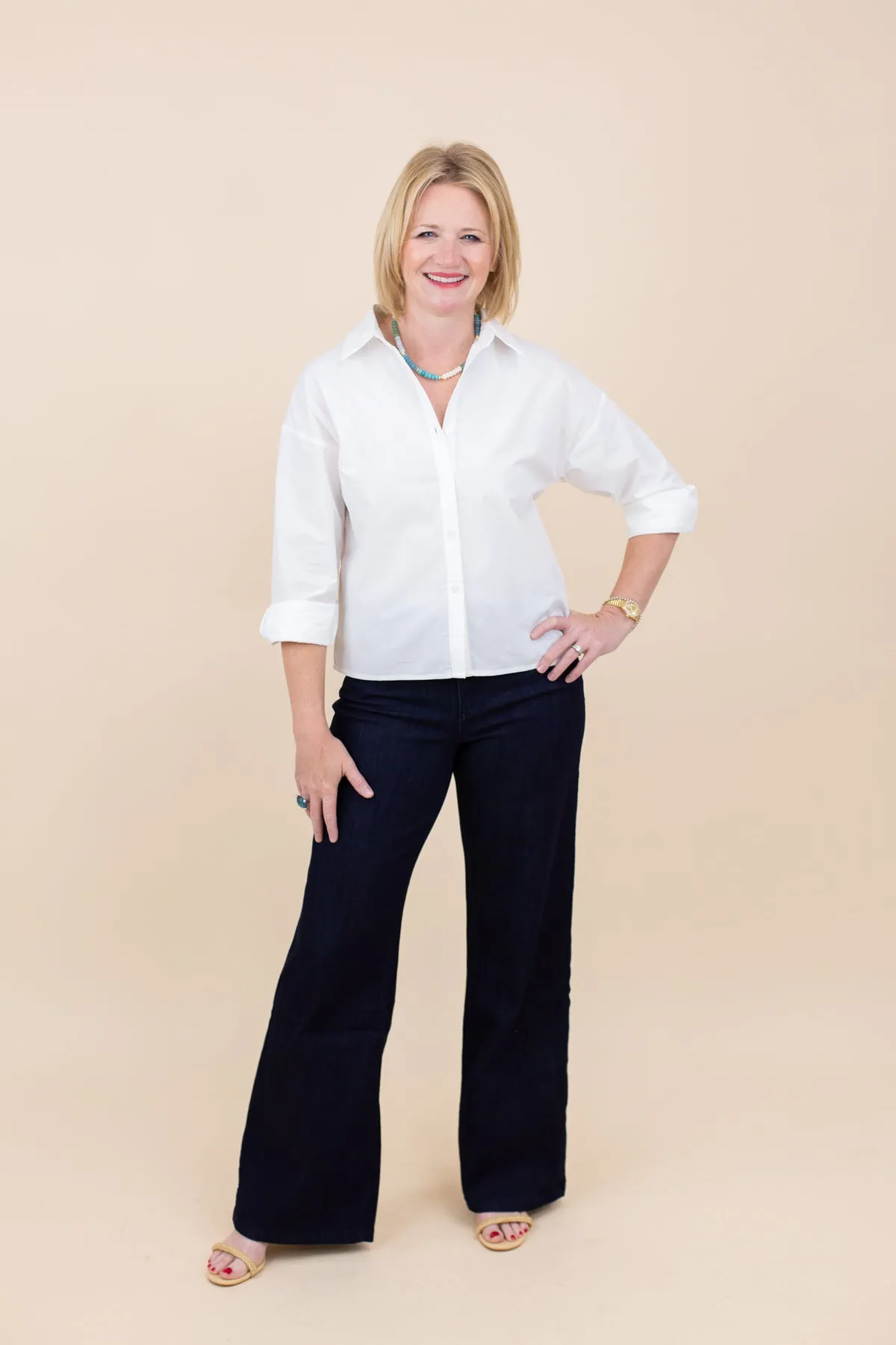 Button Down Shirt With Back Details sold by French Cuff product image thumbnail 3