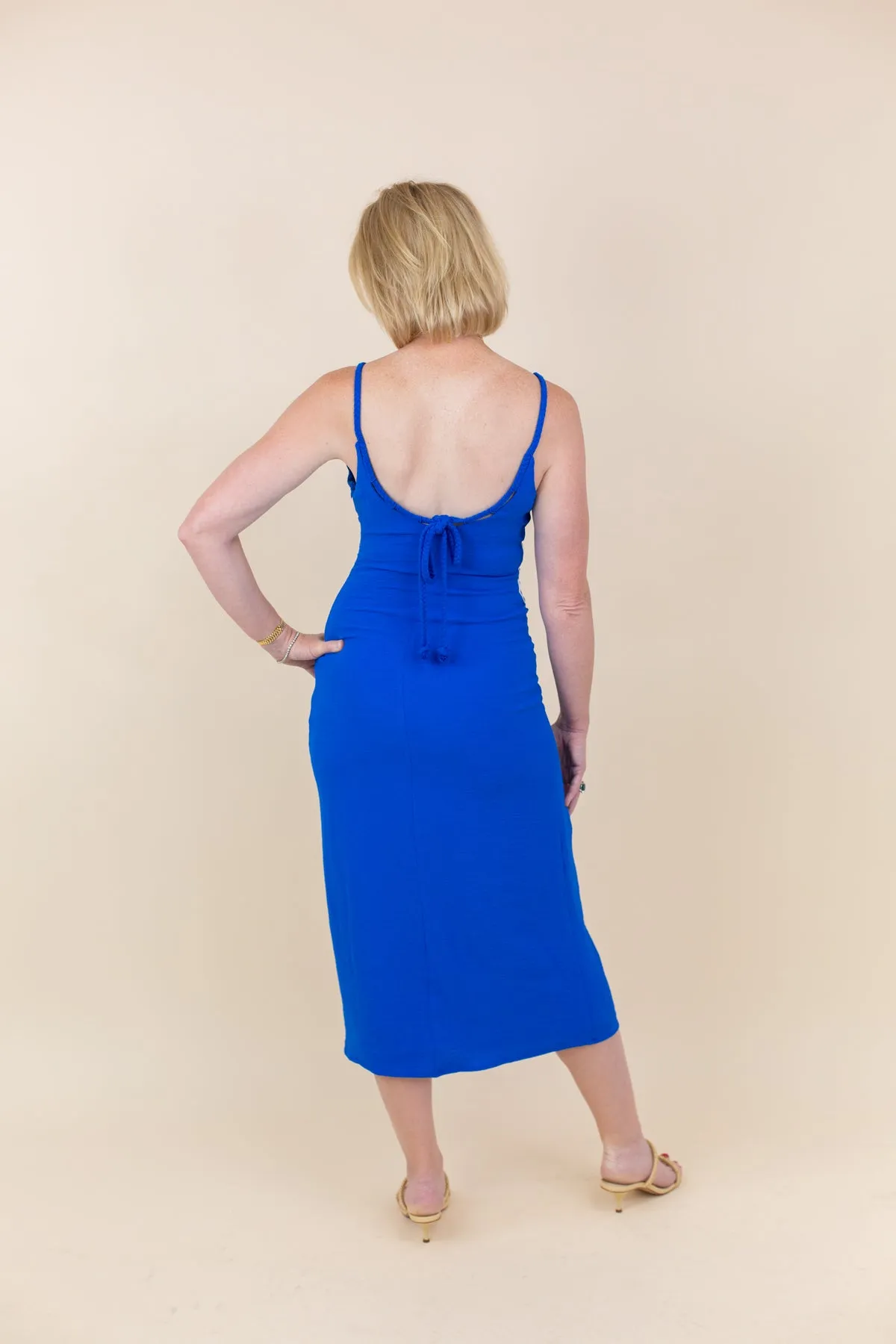Embroidered Side Midi Dress sold by French Cuff product image thumbnail 3