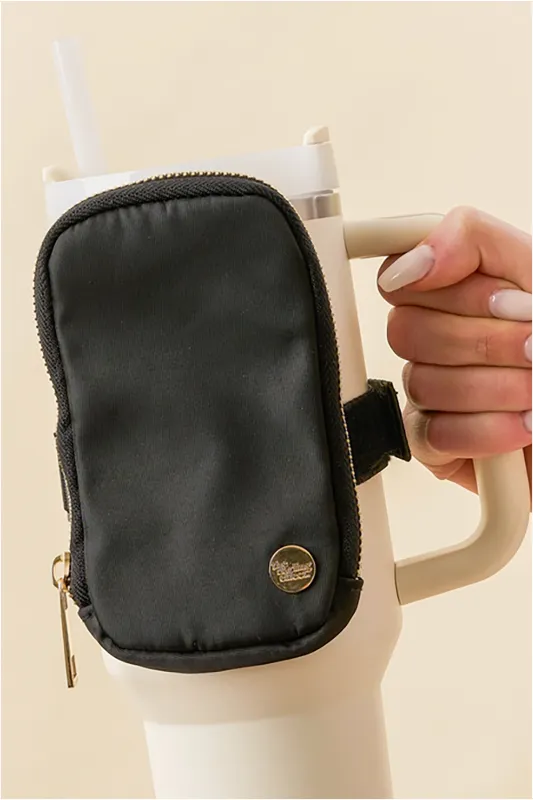 Tumbler Fanny Pack, Black sold by French Cuff