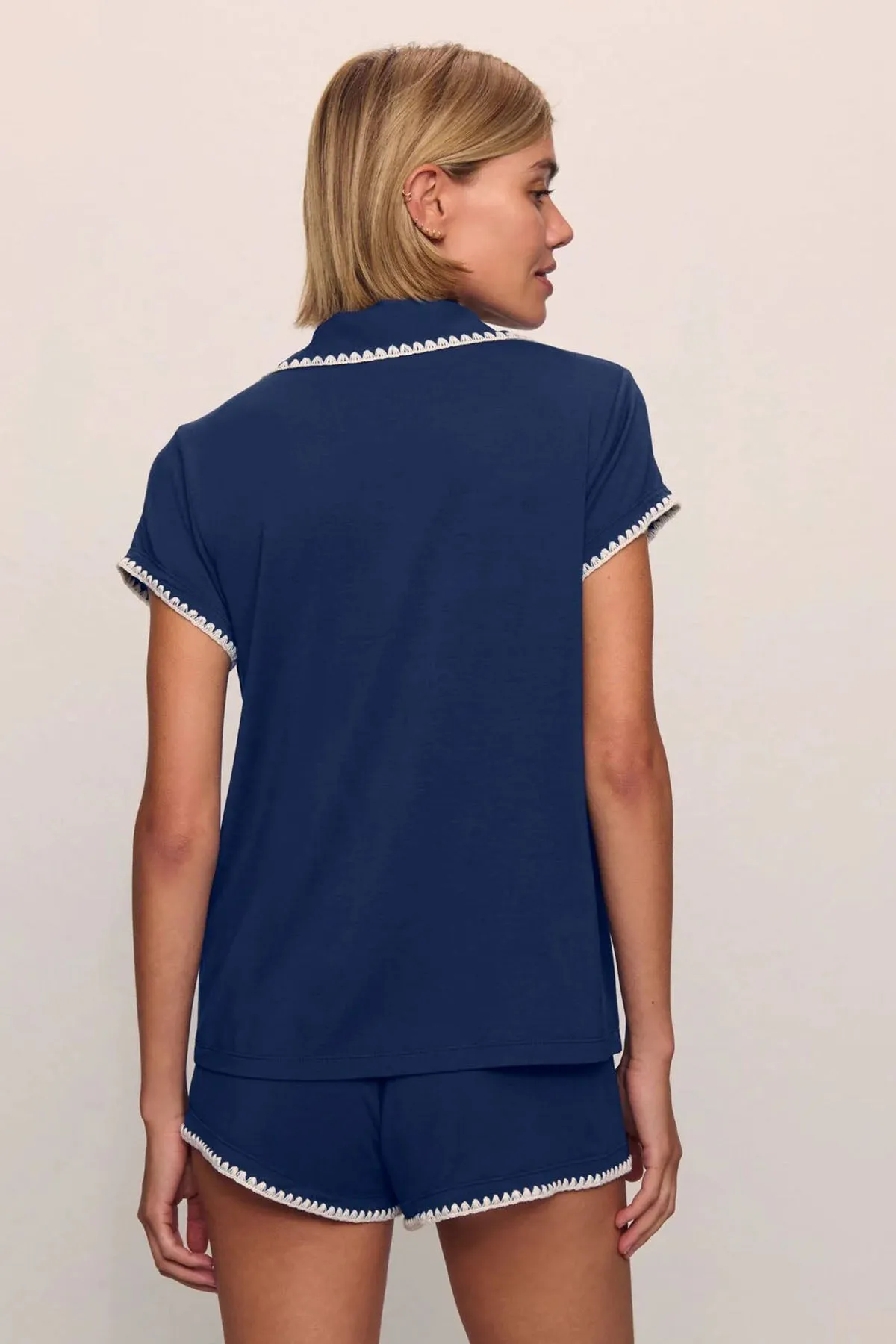 Frida Relaxed Short PJ Set sold by French Cuff product image thumbnail 3