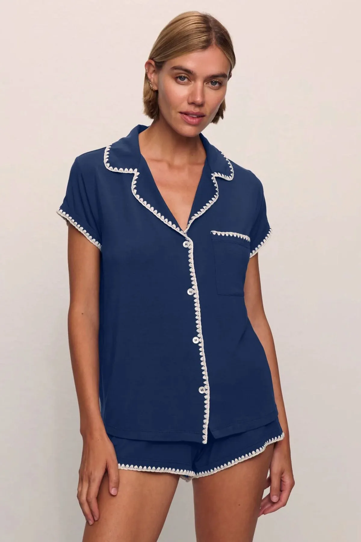 Frida Relaxed Short PJ Set sold by French Cuff
