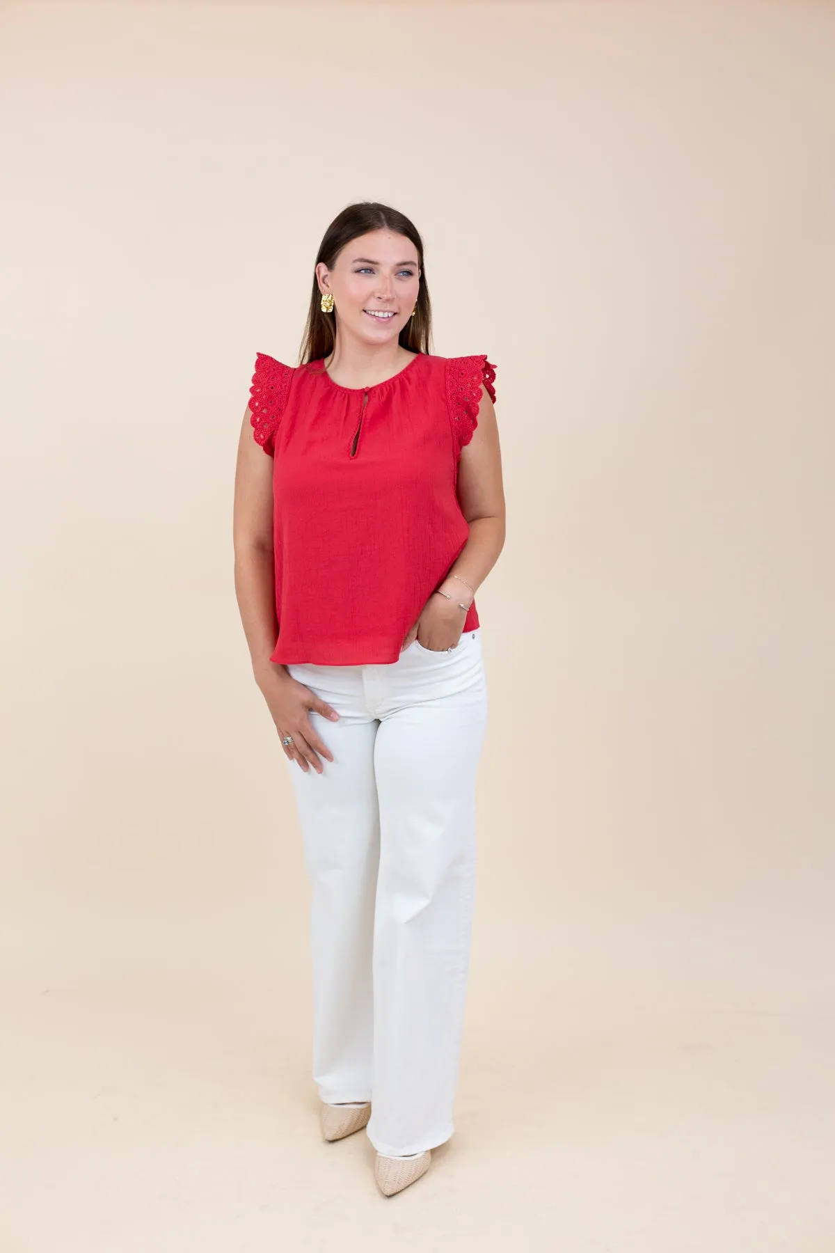 Crochet Short Sleeve Blouse sold by French Cuff