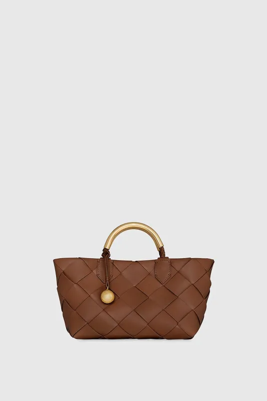 Frankie Woven Mini Tote sold by French Cuff